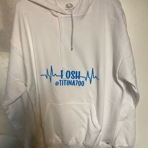 Custom Logo QR Code Hoodie Personalized Business Merch Size S